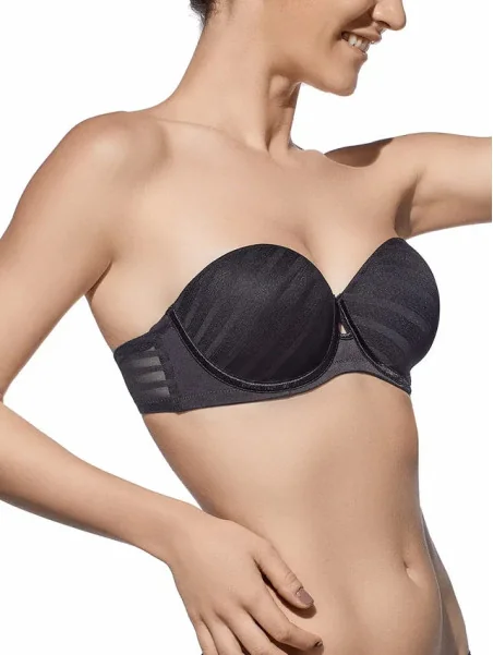 Sujetador Selene Livia C sin tirantes con aros y relleno