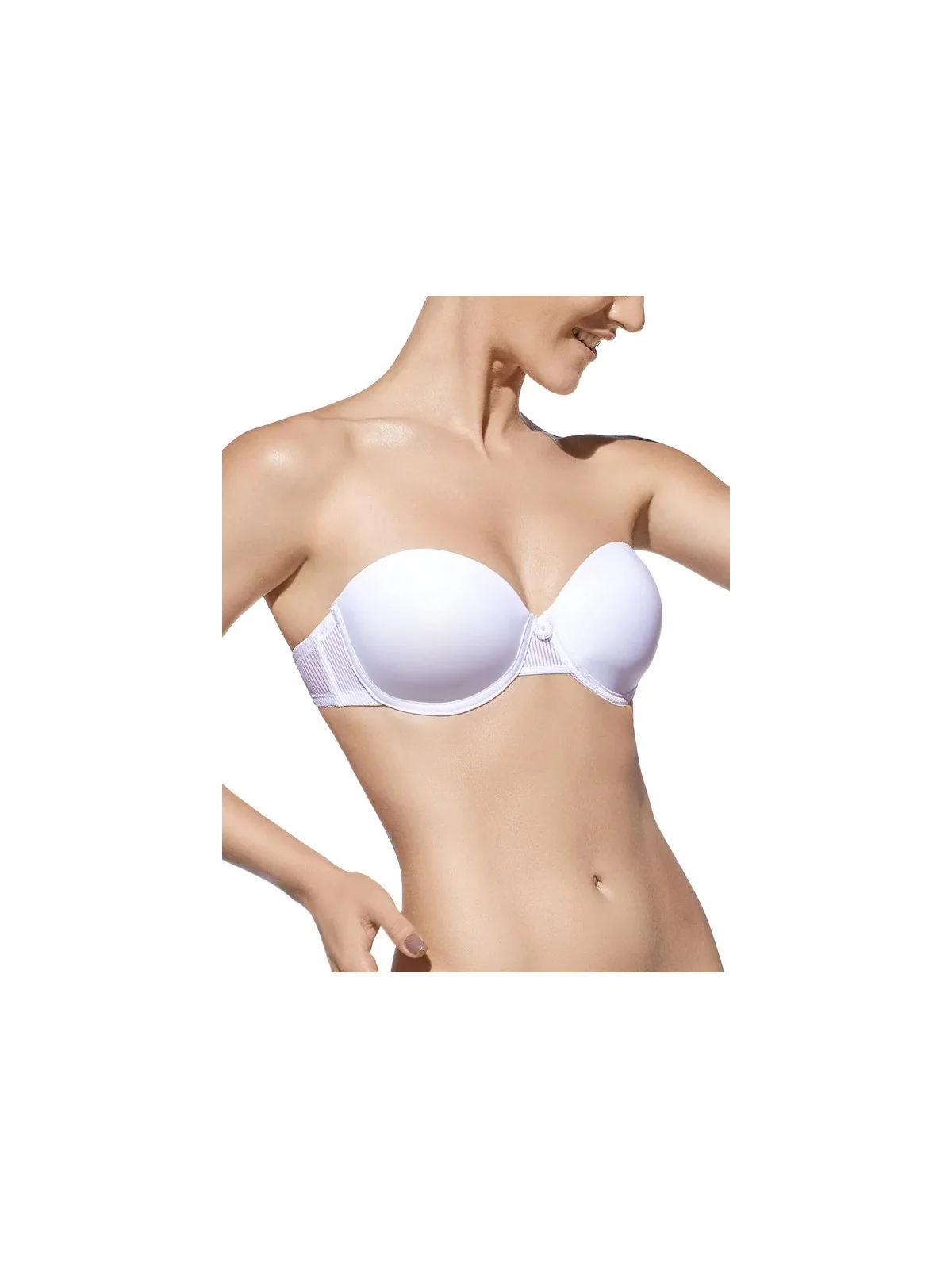 Sujetador Selene Yolanda B sin tirantes con aros y relleno