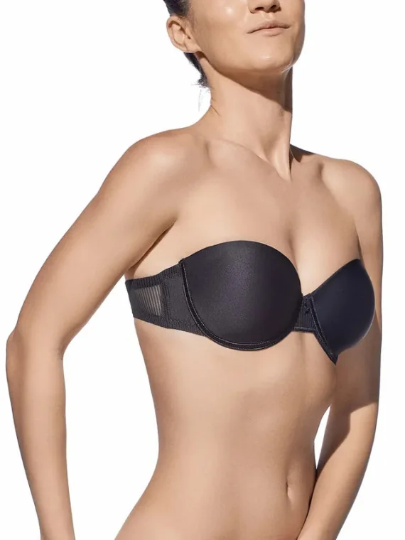 Sujetador Selene Yolanda B sin tirantes con aros y relleno
