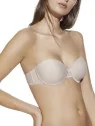 Sujetador Selene Yolanda B sin tirantes con aros y relleno