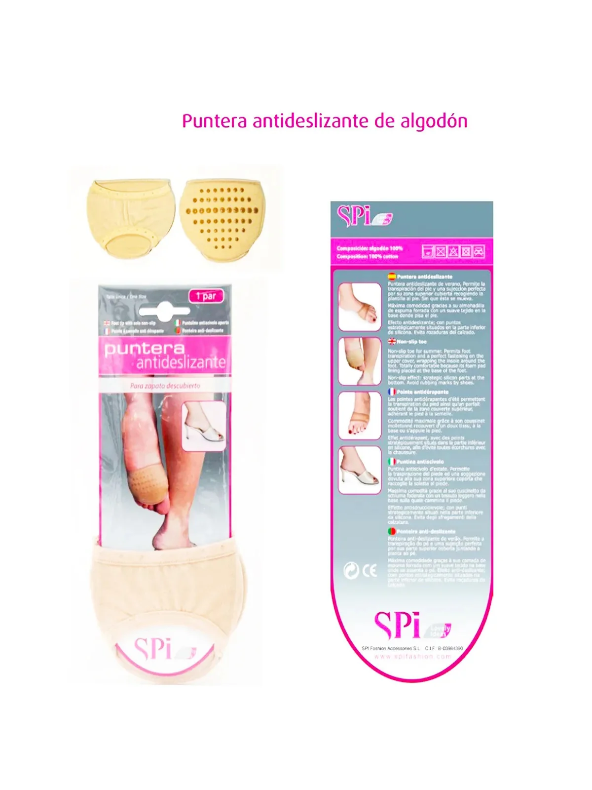 Pinki invisible sin puntera SPI 3001 - Antideslizante - vista 2