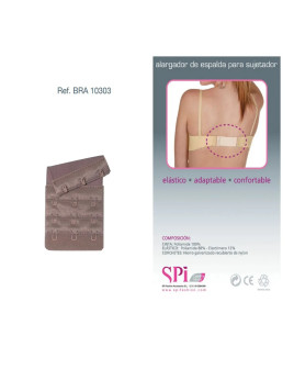 Alargador de Sujetador 3 Corchetes SPI 10323 – Elástico, 4 cm, Compatible con Regina ACCESORIOS Spi