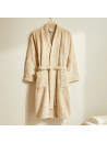 Albornoz Blanco Paduana Mujer – 100% Algodón Rizo 420g | Tallas S a XL ROPA DE HOGAR Don Algodón
