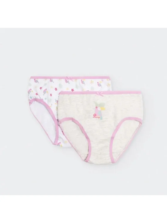 Pack 2 Bragas Niña Ysabel Mora - Estampado|El Cajón de Noe Pack 2 Bragas Niña Ysabel Mora - Estampado|El Cajón de Noe