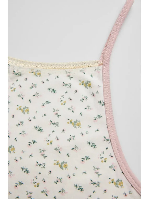 Camiseta Niña Ysabel Mora - Tirantes Flores|El Cajón de Noe