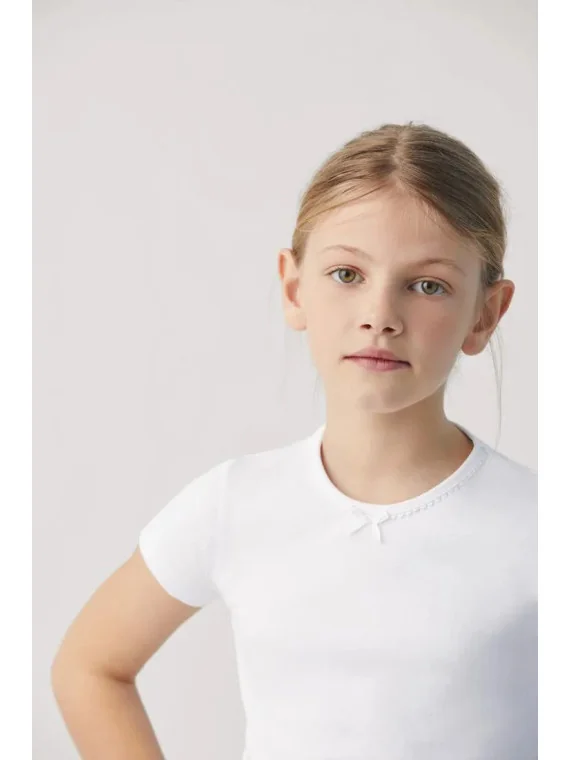 Camiseta niña manga corta Ysabel Mora 18302 - Algodón
