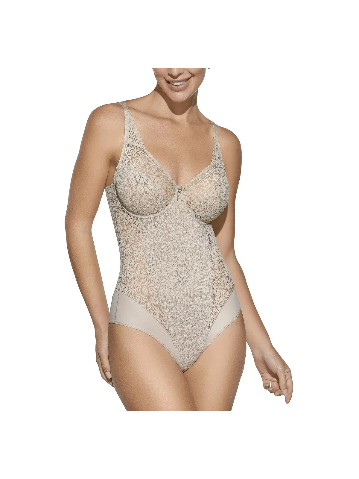 Body Selene Graziella C con aros sin relleno y encaje