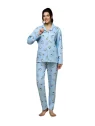 Pijama Mujer - Azul Estampado Perritos|El Cajón de Noe Pijama Mujer - Azul Estampado Perritos|El Cajón de Noe
