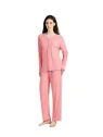 Pijama Mujer - 2 Piezas Rosa Liso|El Cajón de Noe