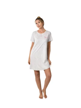 Camisón corto mujer algodón verano
