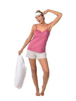 Pijama tirantes mujer corto verano 22151 - vista 2
