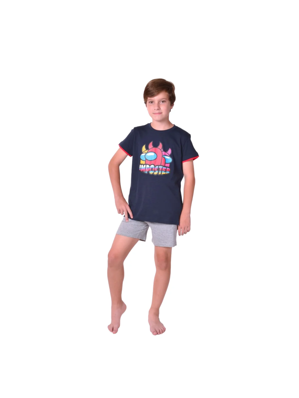 Pijama Corto Niño - Verano Diseño Imposter|El Cajón de Noe