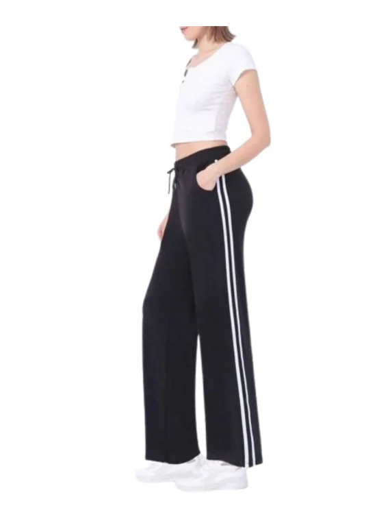 Pantalón Chándal Mujer - Ancho Franjas|El Cajón de Noe Pantalón Chándal Mujer - Ancho Franjas|El Cajón de Noe