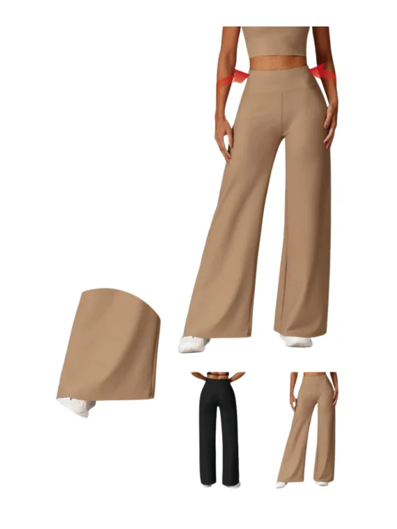 Pantalón Palazzo Deportivo - Mujer Cintura Alta|El Cajón de Noe