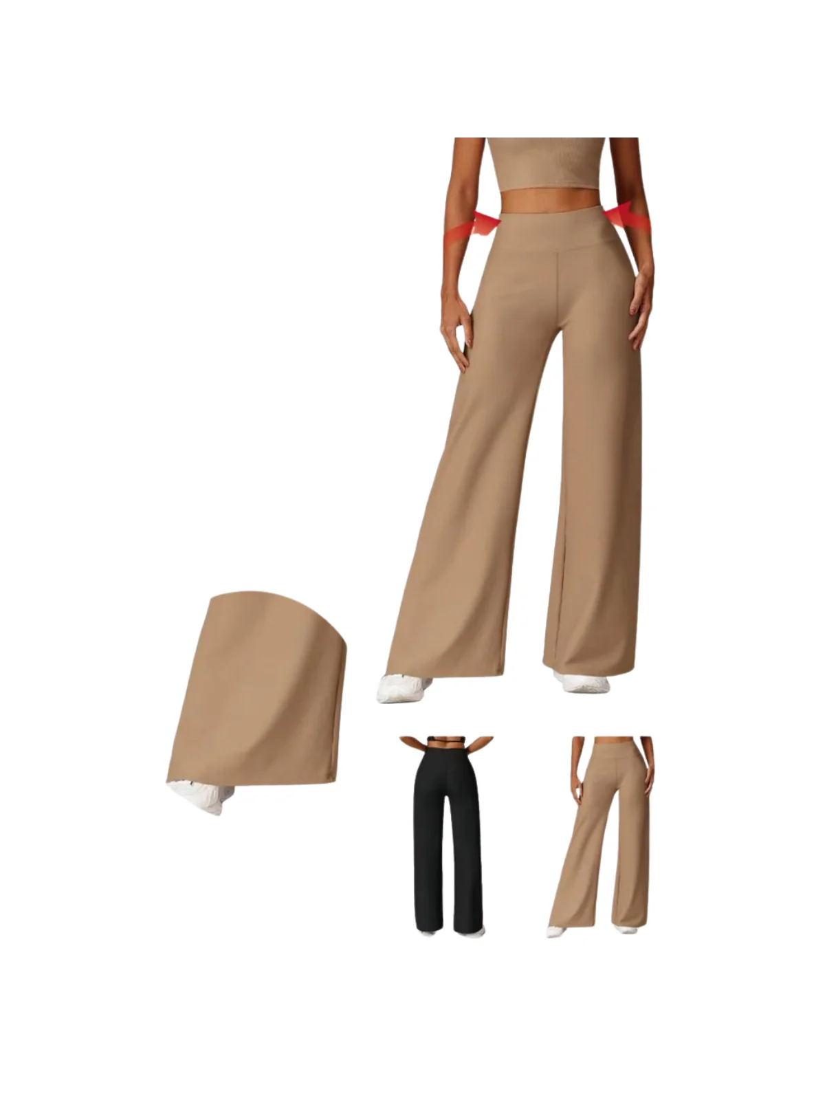 Pantalón Palazzo Deportivo - Mujer Cintura Alta|El Cajón de Noe