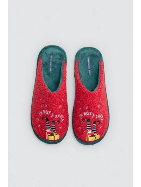 Zapatillas casa hombre Navidad Ysabel Mora - 24087