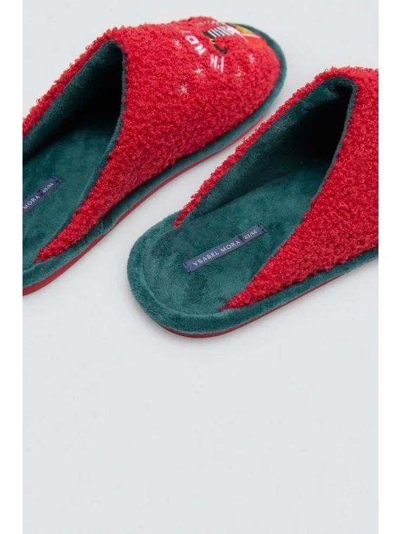 Zapatillas Ysabel Mora Navidad 24087 en caja regalo Zapatillas Ysabel Mora Navidad 24087 en caja regalo