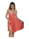 Babydoll Coral - Encaje y Tirantes|El Cajón de Noe