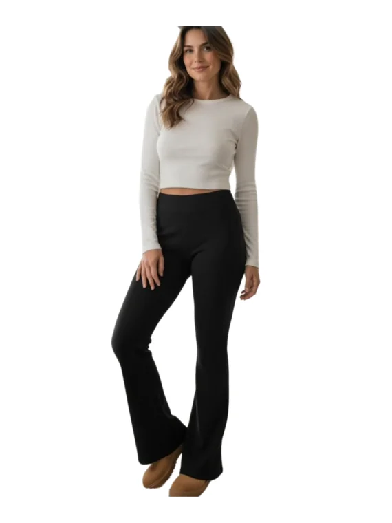 Pantalón Térmico Mujer - Acampanado|El Cajón de Noe