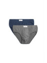 Pack 2 Slip Hombre Ysabel Mora - Algodón Transpirable|El Cajón de Noe Pack 2 Slip Hombre Ysabel Mora - Algodón Transpirable|El Cajón de Noe