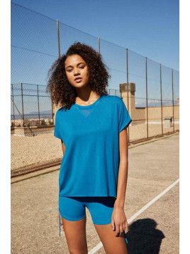 Camiseta Deportiva de Tul Ysabel Mora 70832 Transpirable
