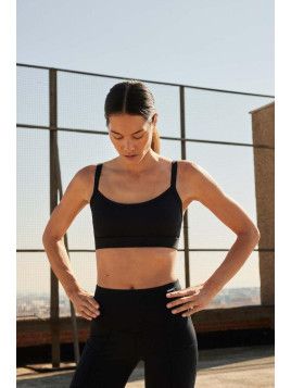 Sujetador Deportivo con Espalda de Tiras Ysabel Mora 70911 | Relleno Extraíble y Sujeción Cómoda|El Cajón de Noe