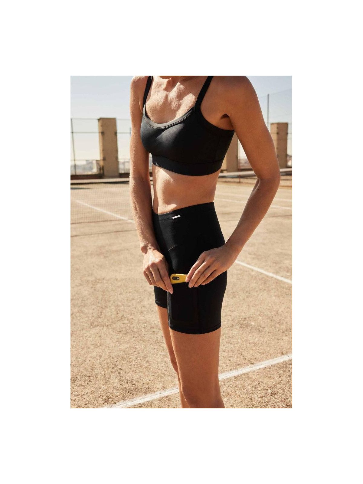 Leggings Deportivo Ysabel Mora 70844 | Biker con Bolsillos y Efecto Vientre Plano|El Cajón de Noe