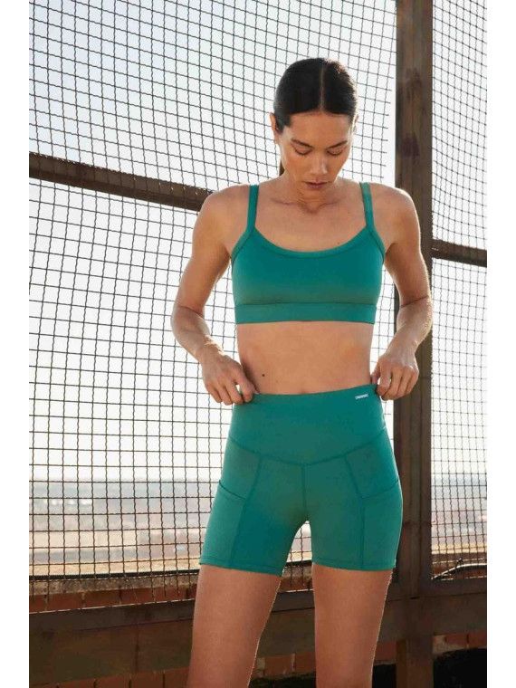 Leggings Deportivo Ysabel Mora 70844 | Biker con Bolsillos y Efecto Vientre Plano|El Cajón de Noe