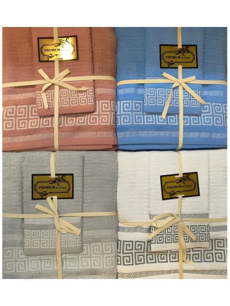 Juego de toallas rosa Versage Home 3 piezas 600 g - vista 2
