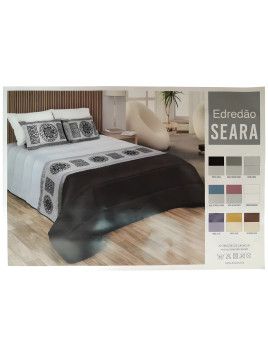 Edredón para cama Acofil Seara en negro, marrón o azul - vista 2