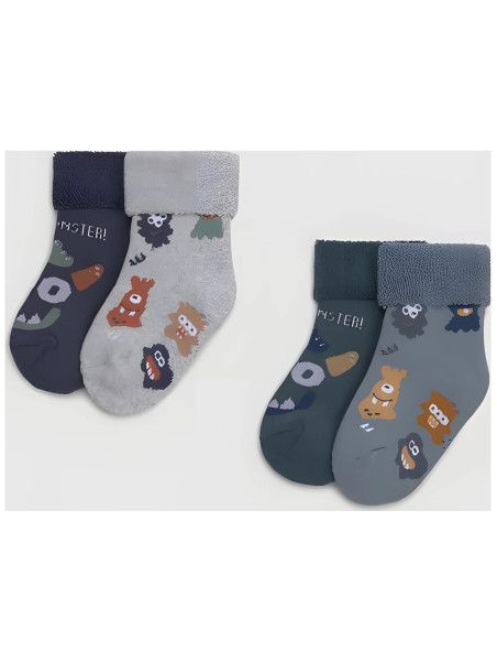 Calcetines Bebé Calentitos Térmicos Pack de 2 Ysabel Mora 52250