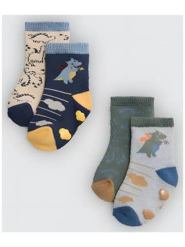 Calcetines antideslizantes de invierno bebé térmicos pack de 2 Ysabel Mora 52872
