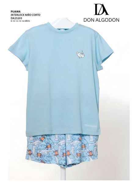 Pijama Infantil Niño Don Algodón Da25102 - vista 2