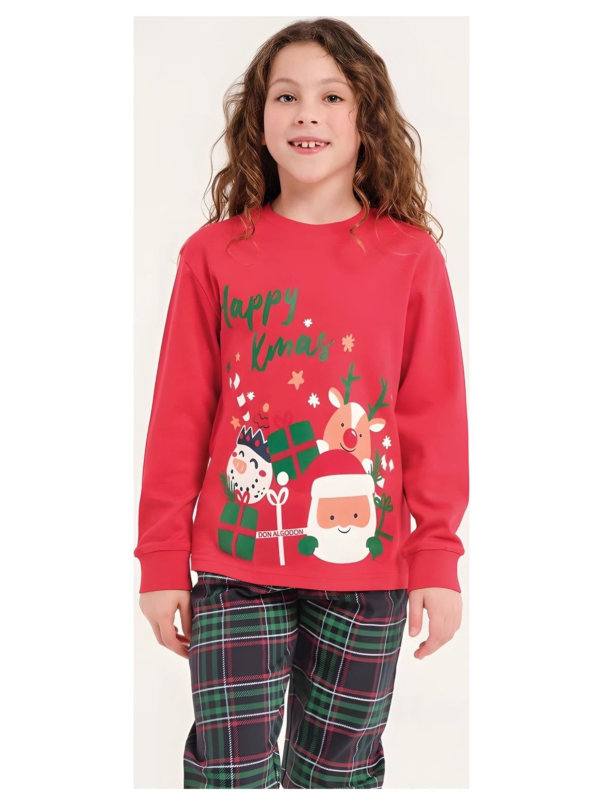Pijama Infantil Navidad Don Algodón Da25w106 Pijama Infantil Navidad Don Algodón Da25w106