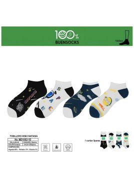 Calcetines tobilleros hombre Buensocks MD1002