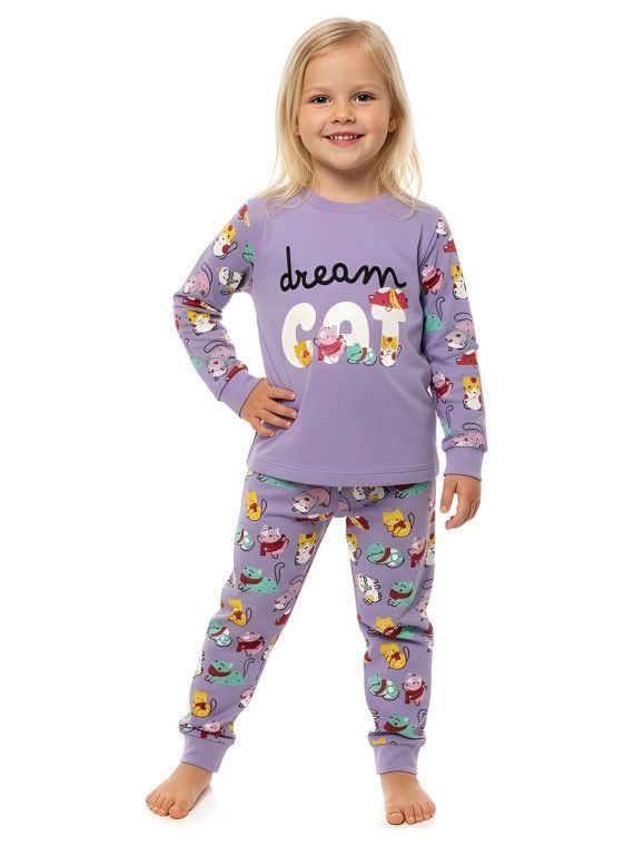 Pijama niña entretiempo Kinanit 259 - vista 2 Pijama niña entretiempo Kinanit 259 - vista 2