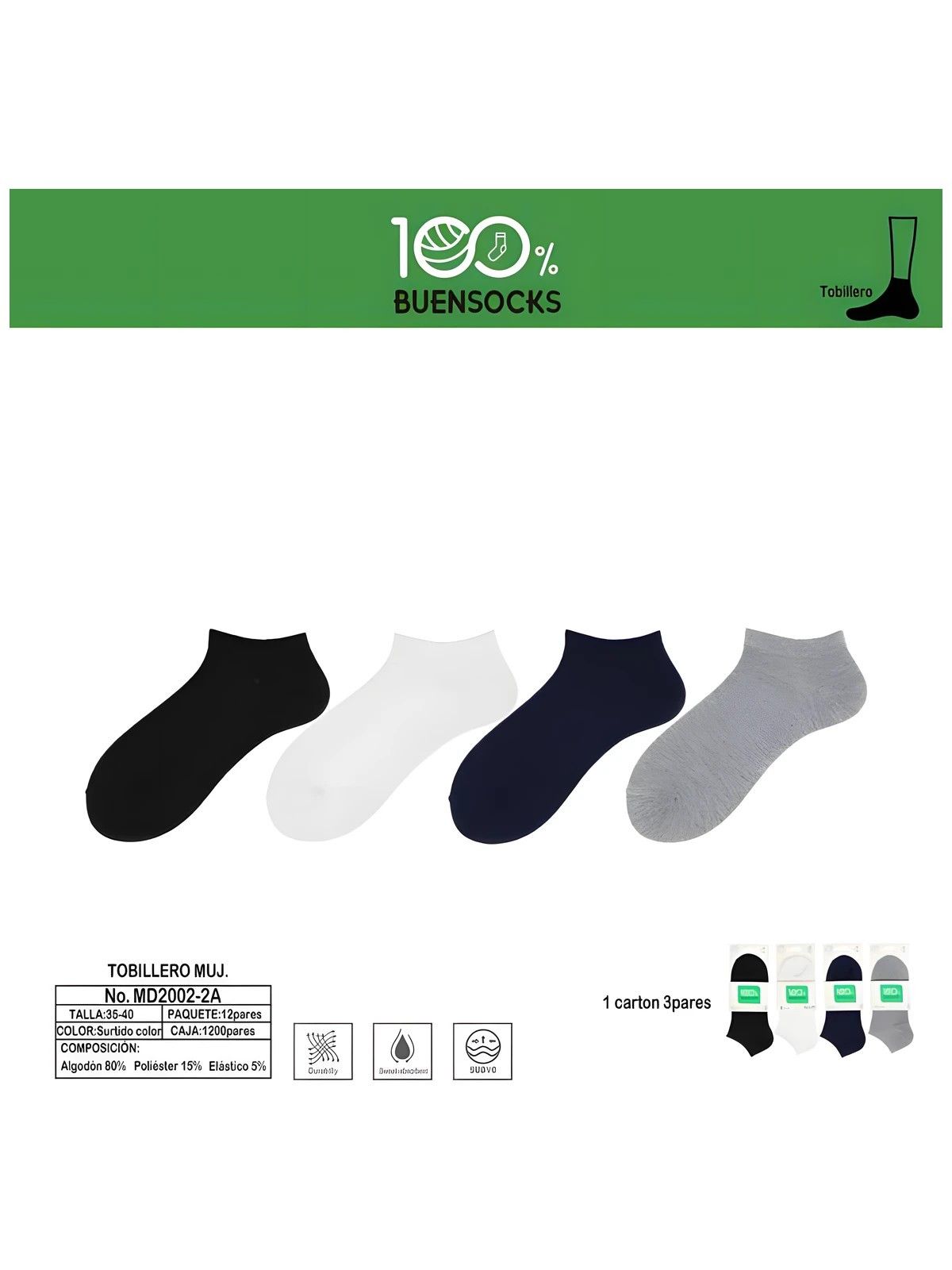 Tobillero 35-40 Buensocks Buensocks - 4