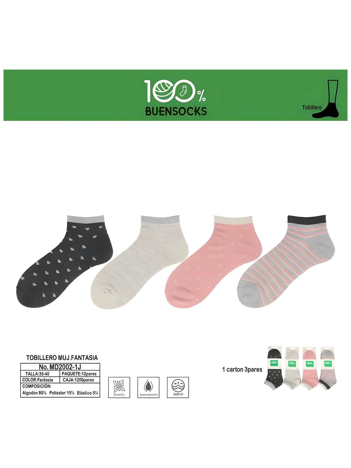 Tobillero 35-40 Buensocks Buensocks - 6