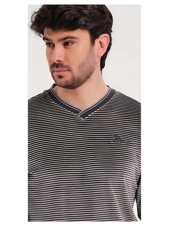Da25w308 Pijama Velour Spandex Hombre Don Algodón Don Algodón - 2