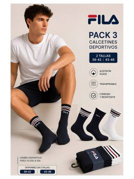 Tobillero Cro Pack 3 Fila Fila - 1
