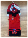 Set Gorro Bufanda Guantes Niña Lady Bug 780-621 New Import - 1 Set Gorro Bufanda Guantes Niña Lady Bug 780-621 New Import - 1