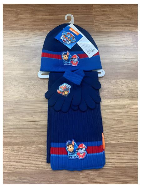 Set Gorro Bufanda Guantes Niño Paw Patrol 780-630 New Import - 1