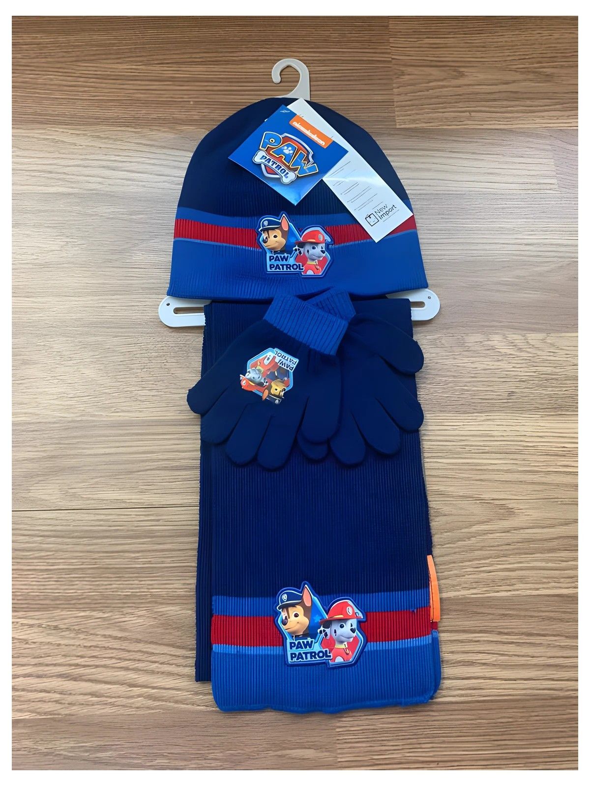 Set Gorro Bufanda Guantes Niño Paw Patrol 780-630 New Import - 1