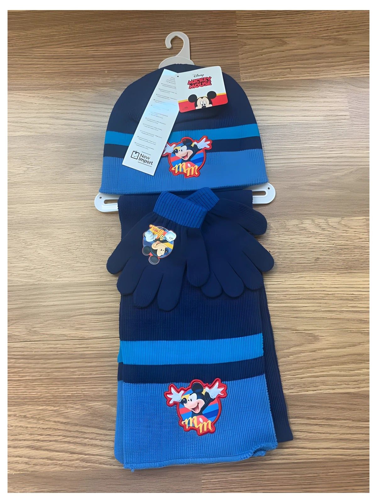 Set Gorro Bufanda Guantes Niñ Knset-29 New Import - 2