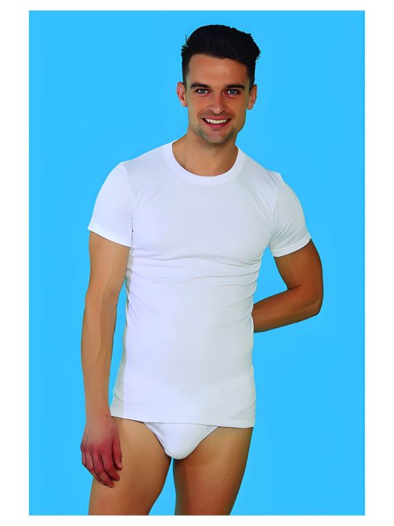 Camiseta felpada manga corta Llorens 4490 - vista 2