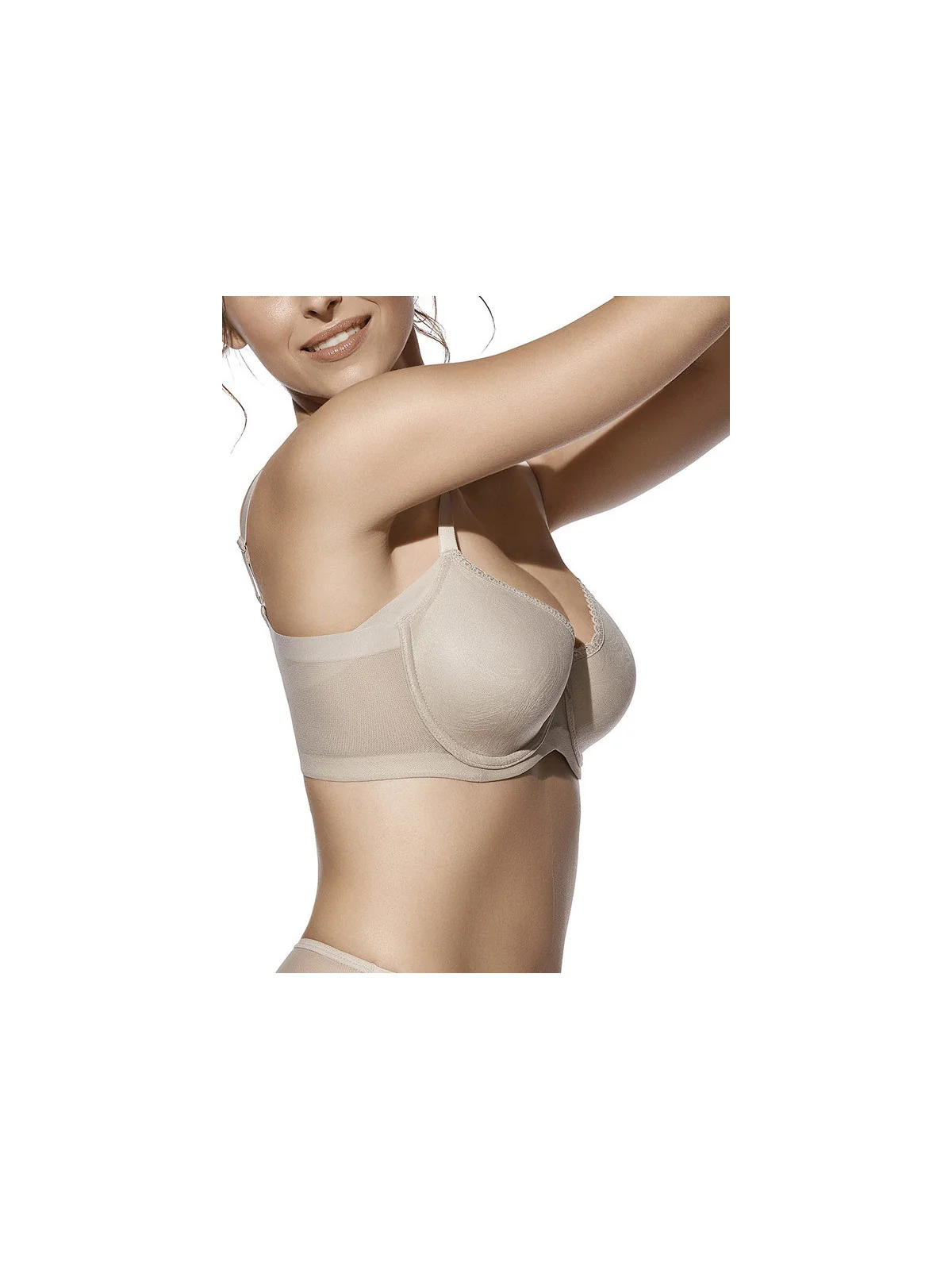 Sujetador Selene Violeta C-D-E-F de gran capacidad con aros y relleno