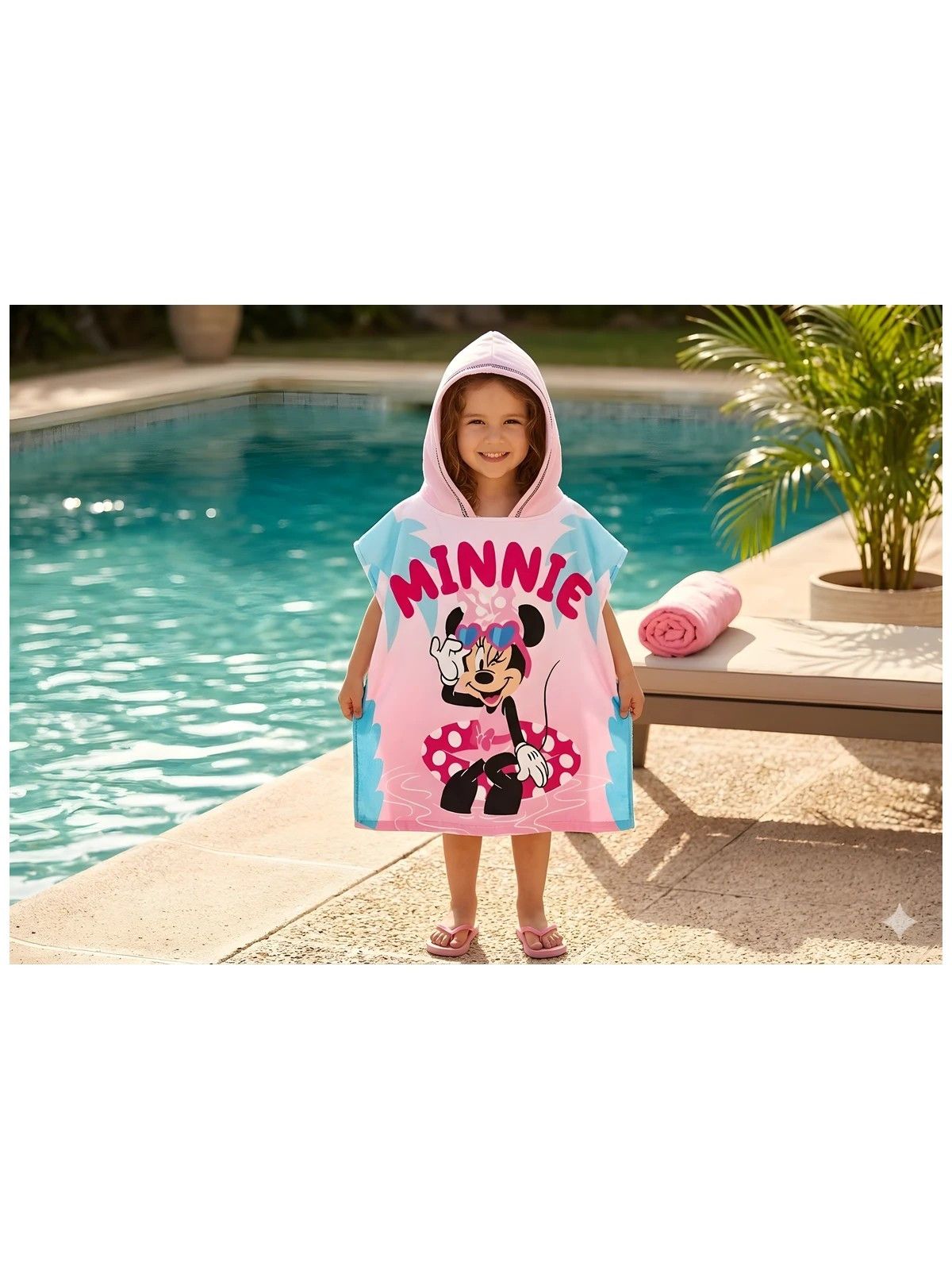 Poncho Playa Microfibra Minnie Sun City Sun City - 1