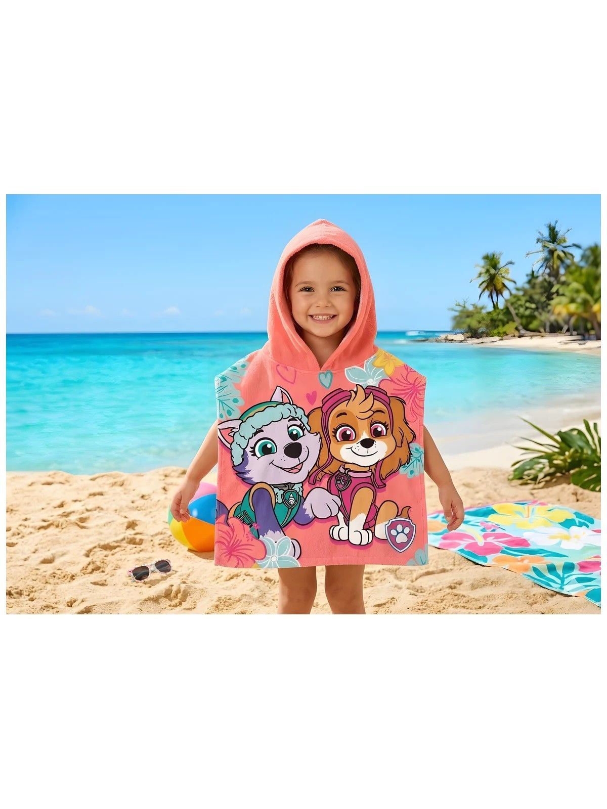 Poncho Playa Microfibra Paw Patrol Sun City Sun City - 1