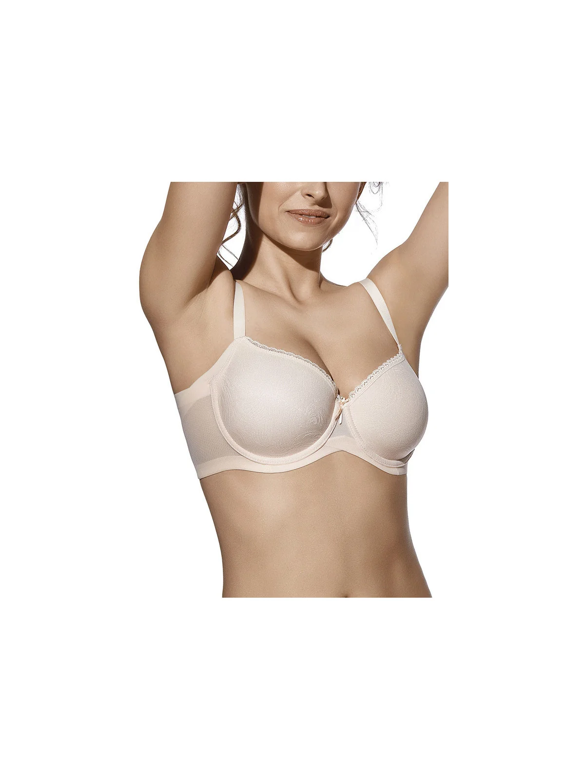 Sujetador Selene Violeta C-D-E-F de gran capacidad con aros y relleno