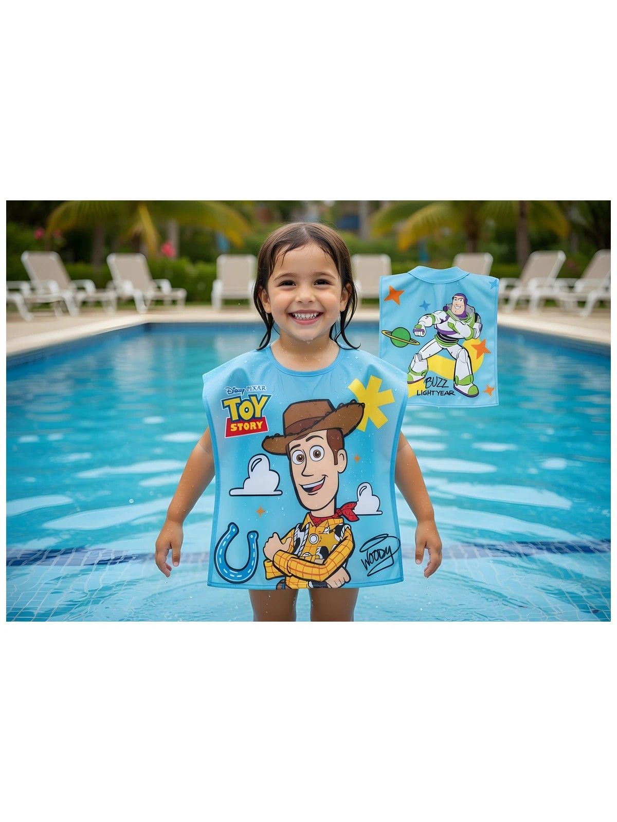 Poncho Playa Microfibra Toy Story Sun City Sun City - 1